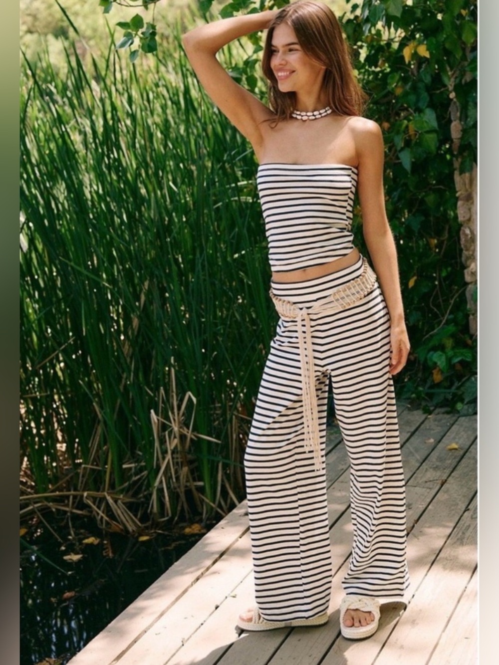 Free People Sailor Tube Set - NWT Ivory Combo